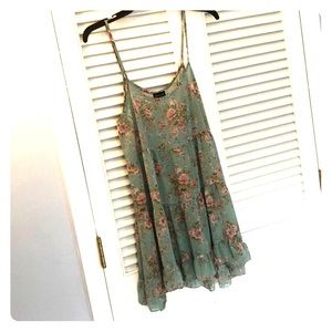 Love Culture Floral Sheer Flowy Top/Beach cover-up